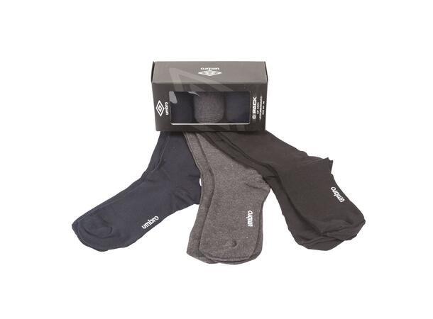 UMBRO 6 Pck Sock Men Box Ass. 39-42 Herrestrømper i gaveboks 